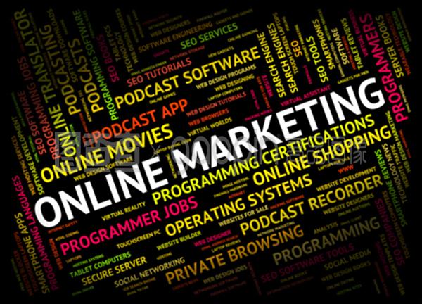 在線營銷顯示全球網(wǎng)絡(luò)和推廣